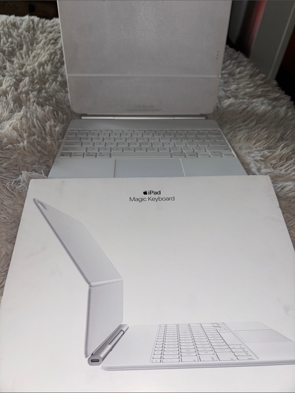 Apple Magic Keyboard for iPad - White/Silver